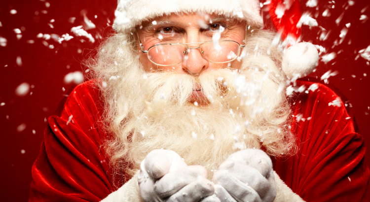 Professioneller Weihnachtsmann