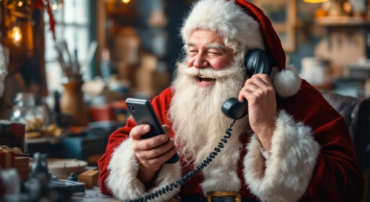 Mit Santa Telefonieren